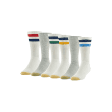 GOLDTOE Men's Cotton Crew Athletic Socks - Multipairs