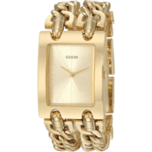 GUESS Multi-Chain Bracelet Watch with Self-Adjustable Links for Women