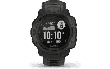 Garmin Instinct Outdoor Watch with GPS, Glonass, Galileo, Heart Rate Monitoring, 3-Axis Compass - Graphite