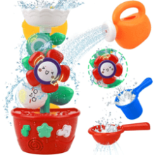 Girl Bath Toys for Toddlers with Mini Sprinkler and Cups