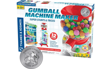 Gumball Machine Maker Lab - Super Stunts & Tricks | Physics & Engineering Lessons | 12 Experiments | Includes Gumballs | Award Winner