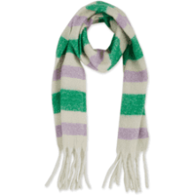 Hadley Wren South Plaid Fuzzy Fringe Scarf for Women