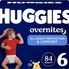 Huggies Overnites Size 6 Diapers, 84 Count