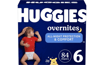 Huggies Overnites Size 6 Diapers, 84 Count