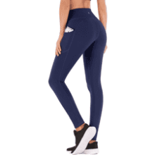 IUGA High Waist Yoga Pants with Pockets, Tummy Control