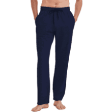 Idtswch Men's Tall Yoga Sweatpants Open Bottom Joggers with Pockets