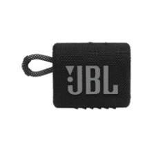 JBL Go 3 Portable Speaker with Bluetooth, Waterproof - Black