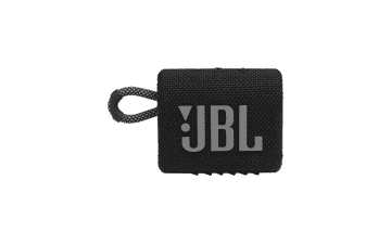 JBL Go 3 Portable Speaker with Bluetooth, Waterproof - Black