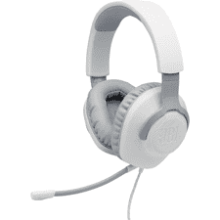 JBL Quantum 100 Over-Ear Gaming Headphones - White