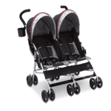 Jeep Scout Double Stroller - Lunar Burgundy