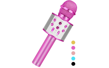 Karaoke Microphone for Kids - Fun Birthday Gift for Girls and Boys (Ages 4-12)