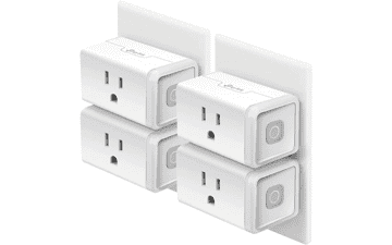 Kasa Smart Plug HS103P4, Wi-Fi Outlet Works with Alexa, Google Home & IFTTT, Remote Control, 4-Pack