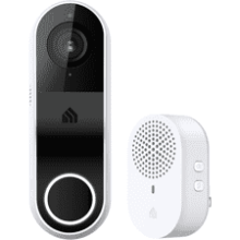 Kasa Smart Video Doorbell Camera Hardwired - 2K Resolution, Night Vision, 2-Way Audio, Real-Time Notification, Cloud & SD Card Storage - Works with Alexa & Google Home