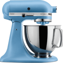 KitchenAid Artisan 5 Quart Stand Mixer, Blue Velvet