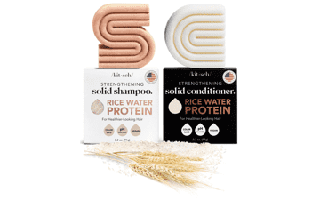 Kitsch Rice Bar Shampoo and Conditioner Bar for Hair Growth