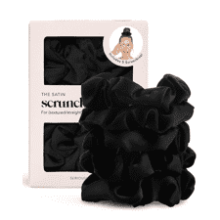 Kitsch Satin Hair Scrunchies for Women 5 Pack