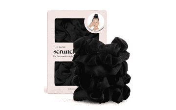 Kitsch Satin Hair Scrunchies for Women 5 Pack