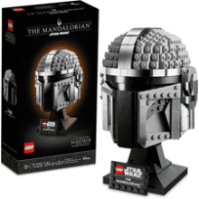 LEGO Star Wars Mandalorian Helmet 75328 Buildable Model Kit - Collectible Decoration Set for Adults - Gift Idea