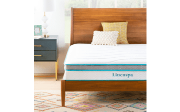 Linenspa 10 Inch Memory Foam Innerspring Hybrid Mattress - Medium Feel - Full