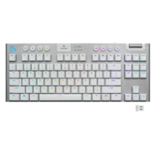 Logitech G915 TKL Wireless RGB Mechanical Gaming Keyboard - Tactile, White