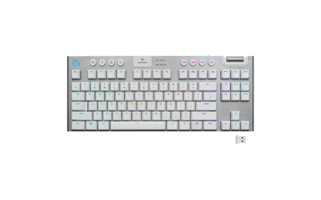 Logitech G915 TKL Wireless RGB Mechanical Gaming Keyboard - Tactile, White