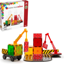 MAGNA-TILES Builder 32-Piece Magnetic Construction Set