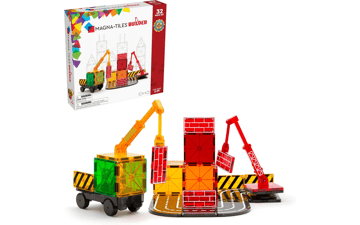 MAGNA-TILES Builder 32-Piece Magnetic Construction Set