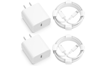 MFi Certified 20W PD USB C Wall Charger 6FT Cable for iPhone