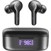 MOZOTER Bluetooth 5.3 Wireless Earbuds with Noise Cancelling