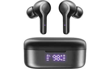 MOZOTER Bluetooth 5.3 Wireless Earbuds with Noise Cancelling