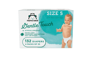 Mama Bear Gentle Touch Diapers Size 5 132 Count