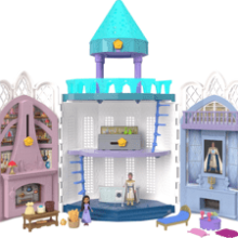 Mattel Disney Wish Rosas Castle Dollhouse Playset with Mini Dolls and Accessories