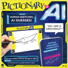 Mattel Games Pictionary Vs. AI Family Game for Kids and Adults