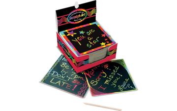 Melissa & Doug Scratch Art Rainbow Mini Notes (125)