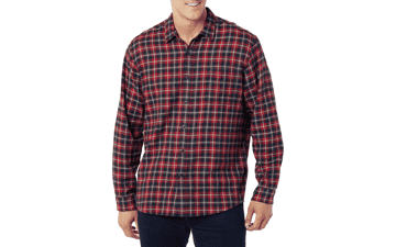 Men's Long-Sleeve Flannel Shirt - Amazon Essentials (Big & Tall)