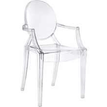 Modway Casper Acrylic Stacking Arm Chair