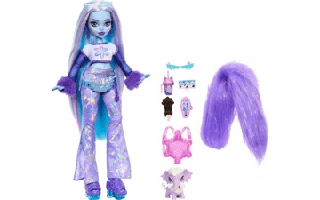 Monster High Doll Abbey Bominable Yeti with Pet Mammoth Tundra & Accessories