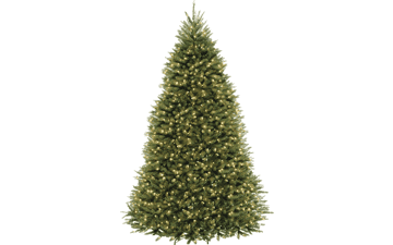 National Tree Company Dunhill Fir Artificial Tree 9 Ft Dual Colored Lights