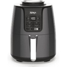 Ninja AF101 Air Fryer - Crisps, Roasts, Reheats, Dehydrates - Quick, Easy Meals - 4 Quart Capacity - High Gloss Finish - Grey