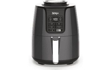 Ninja AF101 Air Fryer - Crisps, Roasts, Reheats, Dehydrates - Quick, Easy Meals - 4 Quart Capacity - High Gloss Finish - Grey