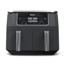 Ninja DZ201 Foodi 8 Quart 6-in-1 DualZone Air Fryer with 2 Independent Frying Baskets, Grey