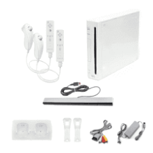 Nintendo Wii Console - White Premium Bundle (Renewed)