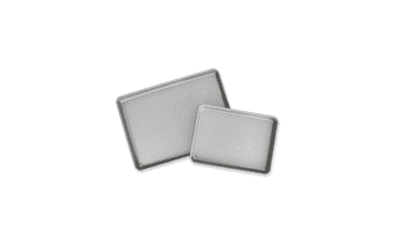 Nonstick Half Sheet Pan and Quarter Sheet Pan Set, Aluminized Steel - USA Pan