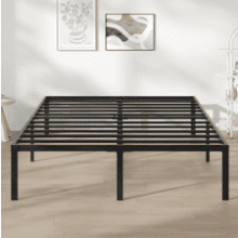 Novilla Queen Bed Frame - 14 Inch Metal Platform - No Box Spring Needed - Heavy Duty Steel Slat Support - Easy Assembly