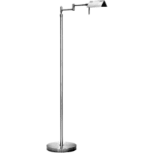 O'Bright Dimmable LED Pharmacy Floor Lamp, 12W, Brushed Nickel