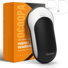 OCOOPA Quick Charge Hand Warmers Rechargeable 10000 mAh Electric Power Bank PD 15hrs Lasting Heat 3 Levels