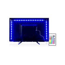 PANGTON VILLA LED Strip Lights for 40-60in TV - USB LED TV Backlight Kit with Remote - 16 Color 5050 LEDs Bias Lighting for HDTV