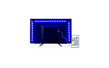 PANGTON VILLA LED Strip Lights for 40-60in TV - USB LED TV Backlight Kit with Remote - 16 Color 5050 LEDs Bias Lighting for HDTV