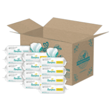 Pampers Sensitive Baby Wipes Combo, 84 Count (Pack of 12)