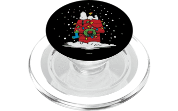 Peanuts Holiday Snoopy Lit Up PopSockets for iPhone